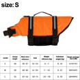 thumbnail image 2 of Dog Life Jacket, Reflective Lifesaver with Rescue Handle, Adjustable Floating Vest,High Buoyancy Aid Dog Saver, 2 of 5