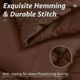 thumbnail image 6 of HYLEORY All Season King Size Bed Comforter - Cooling Down Alternative Quilted Duvet Insert with Corner Tabs - Winter Warm - Machine Washable - Mocha Coffee, 6 of 15