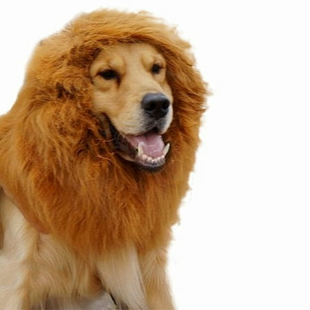 Joyfeel Clearance Pet Dog Lion Wigs Mane Hair Festival Party Fancy Dress Clothes