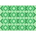 thumbnail image 1 of Ahgly Company Machine Washable Indoor Rectangle Transitional Jade Green Area Rugs, 7' x 9', 1 of 7