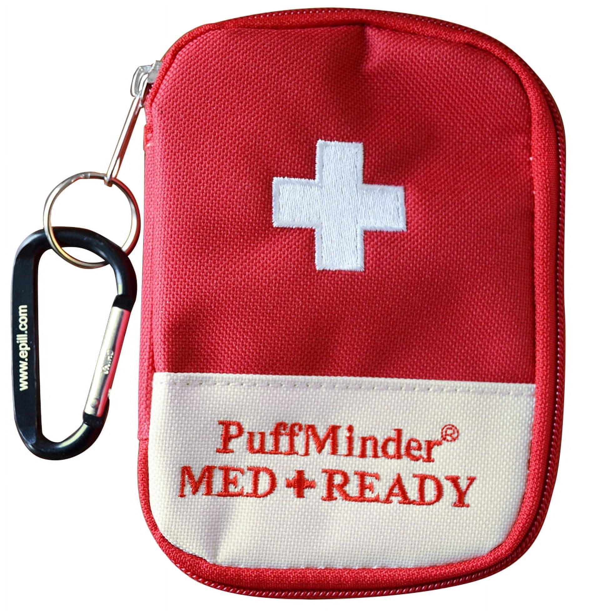 e-pill Asthma Attack Kit Easy to Find Inhaler Case with Emergency Card