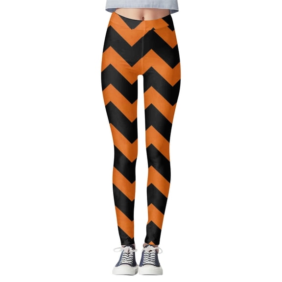 Yoga Leggings for Women Print Stretchy Leggings Fall Winter Ideal for Halloween Party and Home Rest Printed Tights Pants Halloween Outfit