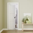 thumbnail image 2 of 28" X 80" 80'' Paneled Solid Wood Primed Standard Door White Interior Pantry Door Slab, 2 of 7