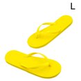 thumbnail image 1 of 1 par de sandalias planas Qarigey con punta abierta para mujer Calzado amarillo Talla S M L, 1 of 6