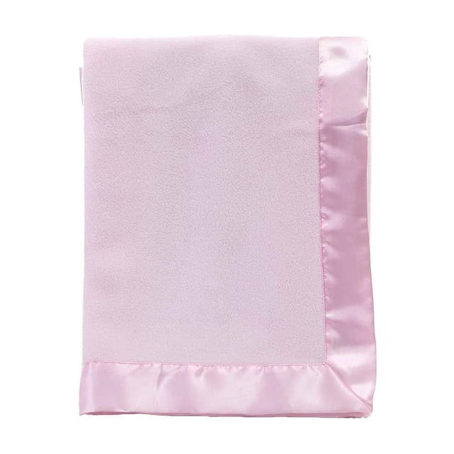 Office Nap Blanket Fleece Polyester Edging Small Blanket 35.4 in x 35.4 in Light Blue