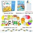 thumbnail image 3 of Art Craft Gift for Kids: Paper Plate Art Kit for Girl Boy Toy DIY Animal Art Supply Projects Toddler Creative Activity Children Preschool Classroom Party Favor Bulk Birthday Christmas Game Crafts, 3 of 7