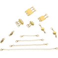 thumbnail image 1 of Necklace Layering Clasps 1Set Alloy Golden Lobster Clasp for Decor, 1 of 5