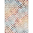 thumbnail image 2 of Unique Loom Spectral Rainbow Rug Multi/Beige 8' x 11' Rectangle Geometric Bohemian Perfect For Living Room Bed Room Dining Room Office, 2 of 6