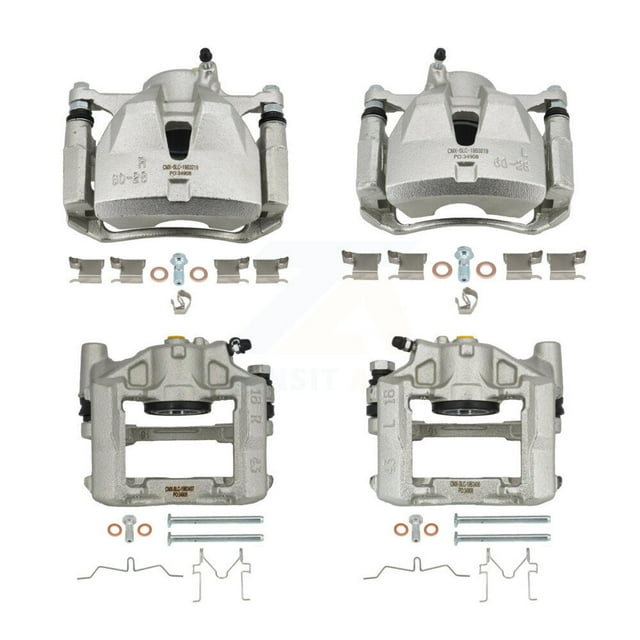 CMX Front Rear Disc Brake Caliper Assembly Left Right Side (Driver Passenger) Kit for Car 2010-2013 Lexus IS250 C with Casting # 60-28 Vehicles Built Canadian Market KBC-100530