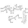 thumbnail image 3 of New Genuine BMW Tension Strut With Hydraulic (2019-2023) OE 31106893549, 3 of 10