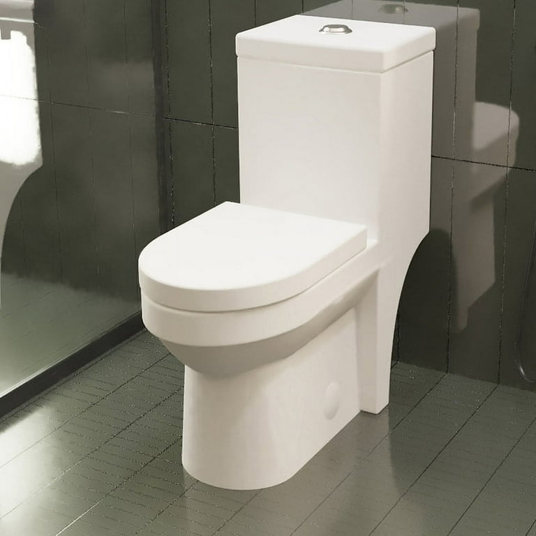 Momei High Quality One Piece Elongated Floor-Discharge Dual