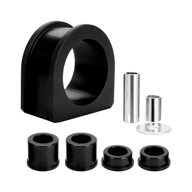 Kit de buje de cremallera de dirección. Reemplaza directamente 8.10103G. Accesorios automotrices. rendimiento. Fácil de instalar para camionetas. Negro