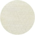 thumbnail image 1 of Ahgly Company Indoor Round Mid-Century Modern Champagne Beige Solid Area Rugs, 8' Round, 1 of 6