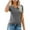 Gray, variant on Jewelreauty Women Casual Blouses Short Sleeve V Neck Button Loose Fitting Tunic Tops Summer Going Out Shirts (S, White)