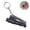 Black, variant on Portable Car Emergency Window Breaker Keychain Multifunctional Survival Tool with Seatbelt Cutter Whistle, Mini Compact Safety Escape Tool for Vehicle Accident Rescue