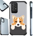thumbnail image 1 of Compatible with Samsung Galaxy A72 5G Hybrid Fusion Guard Phone Case Cover (Cute Dog Welsh Corgi), 1 of 1