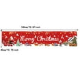 thumbnail image 3 of Festive Merry Christmas Banner for Indoor Outdoor Yard Sign Xmas Party Decorations Home Wall Balcony Photo Booth Supplies, 3 of 7