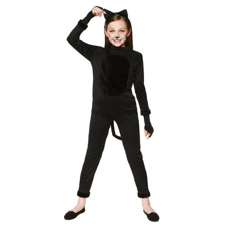 Black Cat Girl's Costume