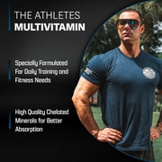 Vitadapt Complete Sports Multivitamin for Men - 24 Vitamins, KSM-66 Ashwagandha and Minerals for Athletes - Mens Multivitamin Daily Gym Supplements (90 Capsules)