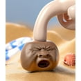 thumbnail image 7 of DAMAI Funny Yawning Human Face Water Gun,Creative and Humorous Yawning Man Shaped Purple Clay Tea Pet, Water Coming Out of The Nostrils, T-ea Ceremony Desk Ornament Gift for Tea Lover Friends, 7 of 7