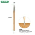 thumbnail image 3 of Uxcell 2-Pack Center Punch 6mm Shank Point, 10x100mm Alloy Steel Center Punch Tool, 3 of 5