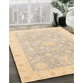thumbnail image 3 of Ahgly Company Machine Washable Indoor Rectangle Abstract Brown Sugar Brown Area Rugs, 5' x 7', 3 of 7