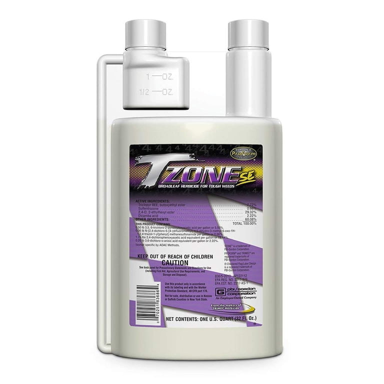 PBI-Gordon, ITS Supply T-Zone Turf Herbicide, 1 Quart - Walmart.com