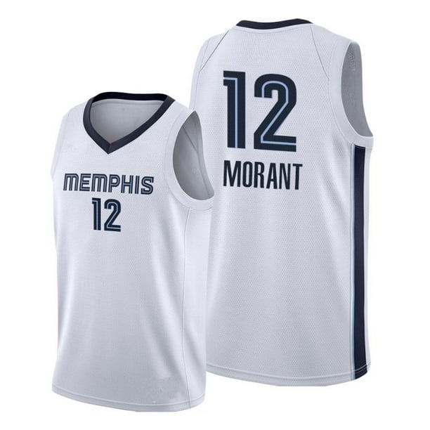 Pedymaquem Men's Basketball Jersey #12 Ja Morant Memphis Grizzlies Swingman Jersey Name And Number Player Sports T-Shirt Size S-Xxl White S