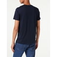 thumbnail image 3 of Camiseta A|X Armani Exchange Basic Pima con cuello en V para hombre, azul marino, 3 of 4