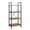 Rust Brown, variant on CONCETTA Bookshelf, 3-Tier Small Industrial Storage Shelf & Shelves, Metal Bookcase for Home Office, Living Room, Bedroom, Wood Gray