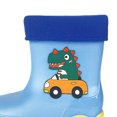 thumbnail image 4 of Botas de lluvia para niños y niñas Botas de lluvia impermeables para niños pequeños para exteriores (Azul 17), 4 of 6