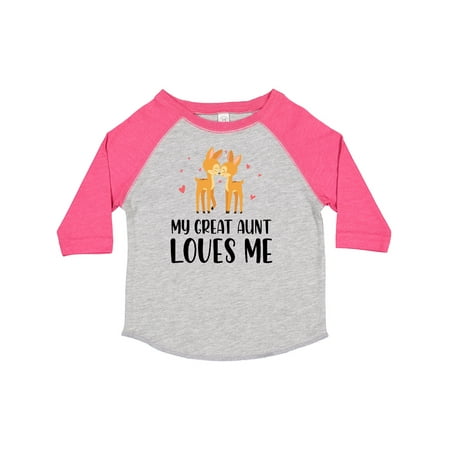 

Inktastic My Great Aunt Loves Me Gift Toddler Boy or Toddler Girl T-Shirt