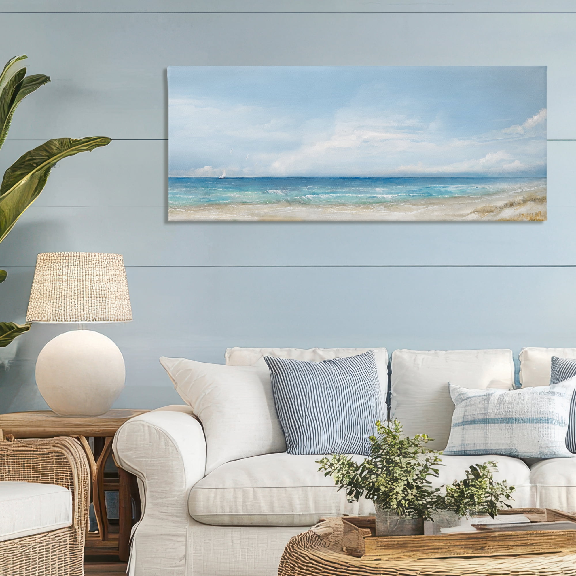 Stupell Industries Open Panoramic Sea Canvas Wall Art, design by Ruane Manning