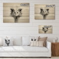 thumbnail image 4 of Designart "Africa Ostrichs beauty II" Animals Print on Natural Pine Wood, 4 of 5