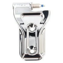 TRQ Front or Rear Lower Door Hinge RH Side Chrome for Jeep Wrangler Gladiator BDA06925