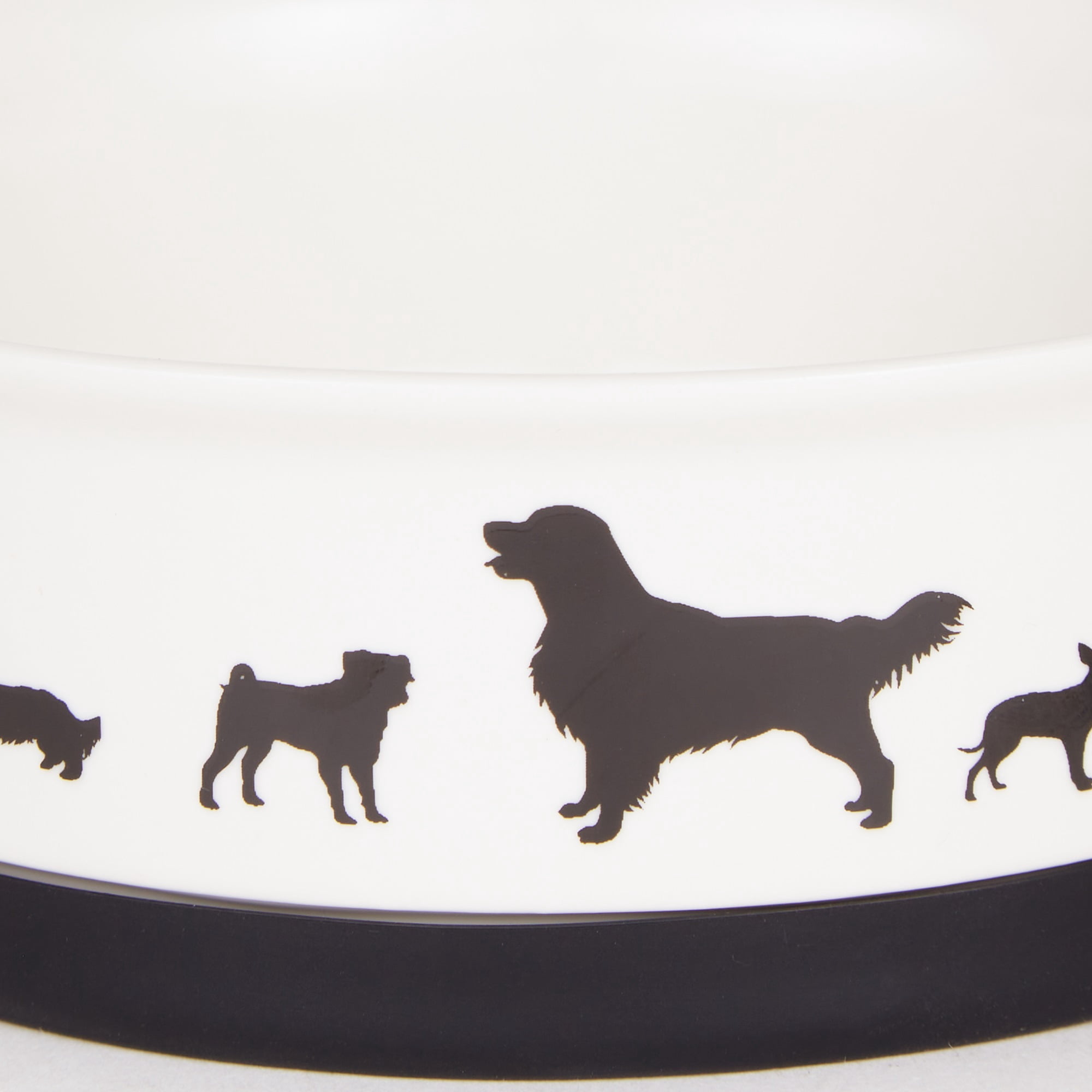 DII Pet Bowl Dog Show Small 4.25Dx2H (Set of 2)