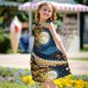 thumbnail image 5 of Balery Moonlit Golden Tree Peacock Camisón de princesa para niñas, pijama de algodón con mangas abullonadas, suave y bonito.-Small, 5 of 6