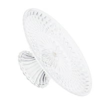 USHOBE Fruit Tray with Lid Acrylic 1Pcs 11.8X11.8X4.1In