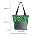 thumbnail image 4 of Horeoi Tennis Rackets and Balls Print Shoulder Bag for Women Large Capacity Zipper Tote for Shopping Beach Travel Gym with Inner Pocket, 4 of 7
