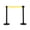 Yellow 2 Pack | Do not add water to the base, variant on Queue Management Stanchion Set Heavy Duty Retractable Belt Barrier Posts 36 Inch Crowd Control
