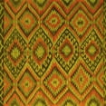 thumbnail image 1 of Ahgly Company Machine Washable Indoor Square Southwestern Yellow Country Area Rugs, 8' Square, 1 of 4
