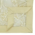 thumbnail image 2 of Saro Lifestyle Printed Snowflake and Ribbon Table Runner, 2 of 2
