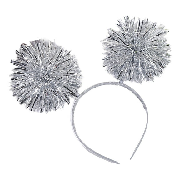 Acahhotxx Festival Tiara, Festival Christmas Women Students Hairband Shinning Bouncing Shape Headbands Tinsel Party Hair Hoop