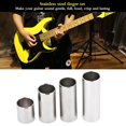 thumbnail image 4 of Guitar Slide Set, Stainless Steel Bass Slide Set, Cylinder Tube For Electric Guitar Lovers Beginners Musician, 4 of 8