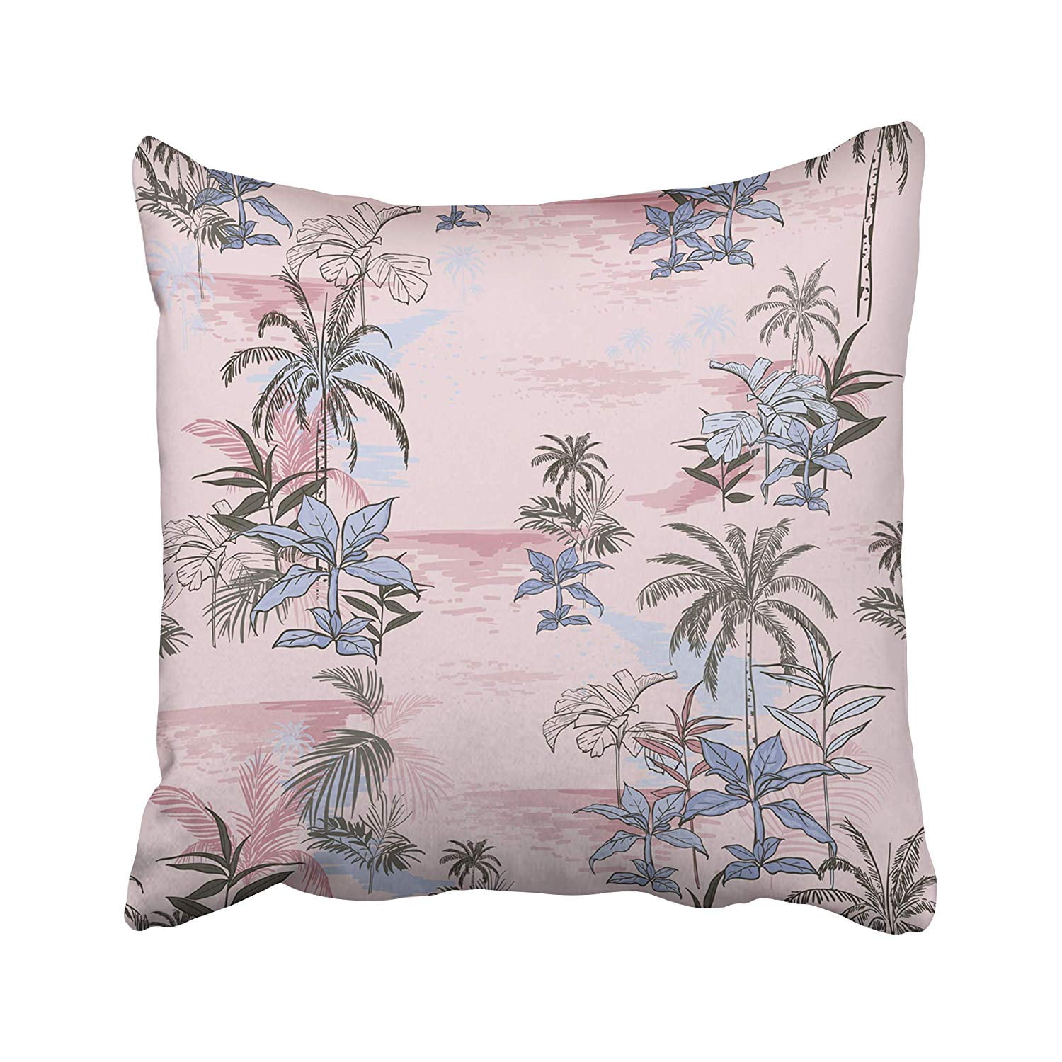 CMFUN Hawaiian Tropical Island for Summer Vibes with Leaves Trees