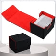 thumbnail image 3 of Cajas de cartas Weewooday de piel, tamaño grande, para más de 100 cartas, 3 of 6