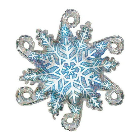 Burton & Burton 38" Linky Snowflake Blue & Balloon