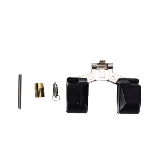 Juego de asiento de aguja de pasador de válvula de flotador de carburador fácil instalación ABS + kit de reparación de carburador portátil de metal para reemplazo de ANGGREK Otros