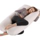 thumbnail image 5 of Almohada para el embarazo en forma de U, almohada de cuerpo completo para dormir de maternidad con cubierta desprendible, 5 of 5