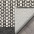 thumbnail image 4 of Well Woven Velna Beige Kilim-Style Weave Tribal Border Area Rug 5x7 (5'3" x 7'3"), 4 of 8
